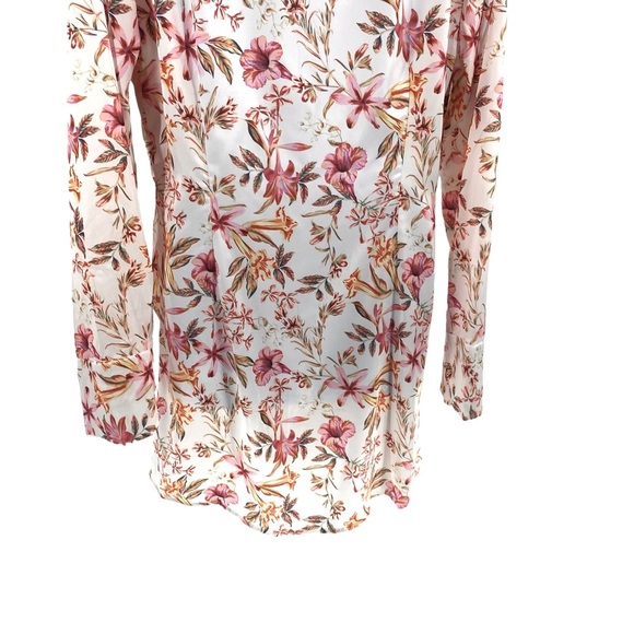 Runaway The Label | NEW Ruby Alani Front Tie Mini Dress in White Floral Size XL - Picture 10 of 13